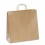 EMBALLAGE Paquet de 100 sacs kraft brun 110g à poignée torsadées - 35 x 35 x 16 cm